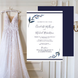Hochzeitseinladung von Marinestreitkräften und wei Einladung