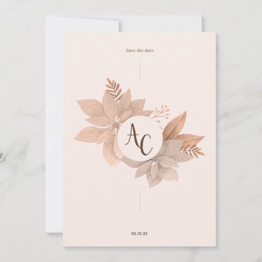 Hochzeitseinladung Vorlagen (Rückseite)