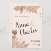 Hochzeitseinladung Vorlagen (Vorne/Hinten)