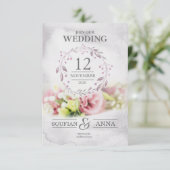 Hochzeitseinladung Vorlagen (Stehend Vorderseite)