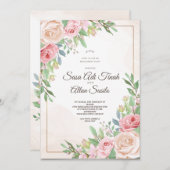 Hochzeitseinladung Vorlagen (Vorne/Hinten)