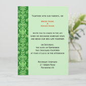 Hochzeitseinladung während der ganzen Saison Einladung (Stehend Vorderseite)