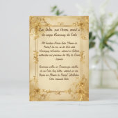 Hochzeitseinladung Wedding Invitation Custom Einladung (Stehend Vorderseite)