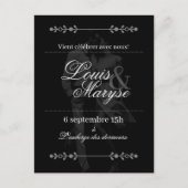 Hochzeitseinladung Wird Teilen Einladungspostkarte (Vorderseite)