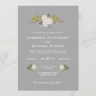 Hochzeitseinladung Woodland Love Floral Einladung