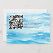 Hochzeitseinladung zu den tropischen Inseln am Str Einladung (Rückseite)