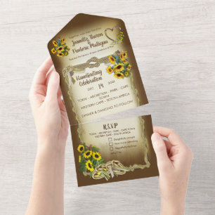 Hochzeitseinladung zum Knoten- & Bindungsfest All In One Einladung