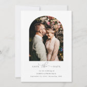 Hochzeitseinladung zum Minimalistischen Foto Einladung (Vorderseite)