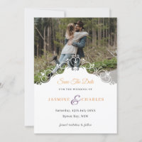 Hochzeitseinladung zum Speichern des Termins mit k