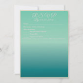 Hochzeitseinladung zum Thema Neujahr Confetti Einladung (Rückseite)