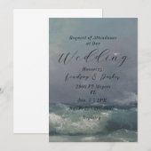 Hochzeitseinladung zum Thema Ozeane Einladung (Vorne/Hinten)