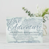 Hochzeitseinladung zur Wasserfarbenkarte Einladung (Stehend Vorderseite)