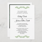 Hochzeitseinladungen | (Vorne/Hinten)