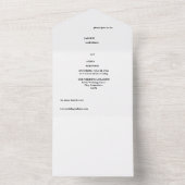 Hochzeitseinladungen. Alles in allem. Skript All In One Einladung (Innen)