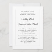 Hochzeitseinladungen | Beautyeinfach (Rückseite)