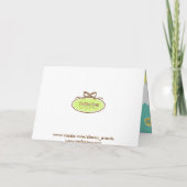 Hochzeitseinladungen ~ Blumenmotive Einladung (Rückseite)