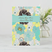 Hochzeitseinladungen ~ Blumenmotive Einladung (Stehend Vorderseite)