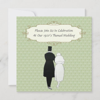 Hochzeitseinladungen der 1920er Jahre Einladung