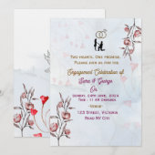 Hochzeitseinladungen  einladung (Vorne/Hinten)