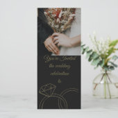 Hochzeitseinladungen Einladung (Stehend Vorderseite)