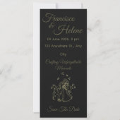 Hochzeitseinladungen Einladung (Rückseite)