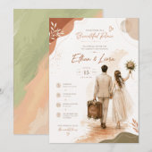 Hochzeitseinladungen Einladung (Vorne/Hinten)