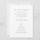 Hochzeitseinladungen Einladung (Rückseite)