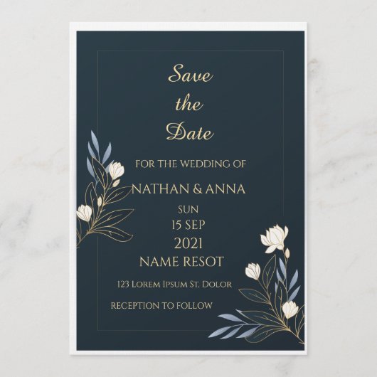 Hochzeitseinladungen Einladung (Vorderseite)