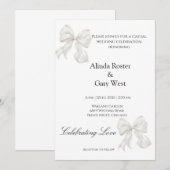 Hochzeitseinladungen Einladung (Vorne/Hinten)