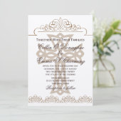 Hochzeitseinladungen Einladung (Stehend Vorderseite)