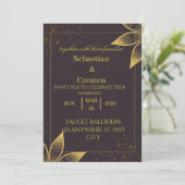 Hochzeitseinladungen Einladung (Stehend Vorderseite)