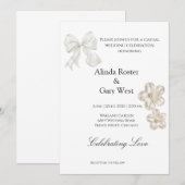 Hochzeitseinladungen Einladung (Vorne/Hinten)