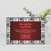 Hochzeitseinladungen Einladung (Stehend Vorderseite)