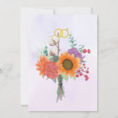 Hochzeitseinladungen  einladung (Rückseite)