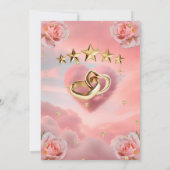 Hochzeitseinladungen Einladung (Rückseite)