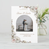 Hochzeitseinladungen Einladung (Stehend Vorderseite)