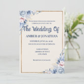Hochzeitseinladungen einladung (Stehend Vorderseite)