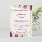 Hochzeitseinladungen Einladung (Stehend Vorderseite)