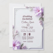Hochzeitseinladungen Einladung (Rückseite)