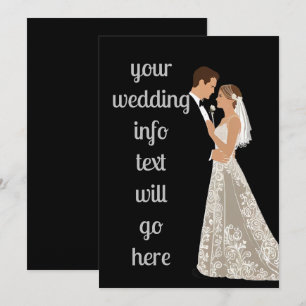 Hochzeitseinladungen & Einladungen, die Sie person Einladung