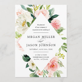 Hochzeitseinladungen, floral, elegant, klassisch einladung