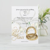 Hochzeitseinladungen Kartenmuster Einladung (Stehend Vorderseite)