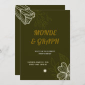 Hochzeitseinladungen Kunst Einladung (Vorne/Hinten)