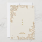 Hochzeitseinladungen Kunst Einladung (Rückseite)