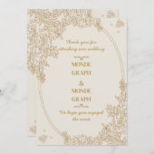 Hochzeitseinladungen Kunst Einladung (Vorne/Hinten)