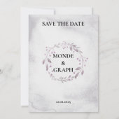 Hochzeitseinladungen Kunst Einladung (Rückseite)