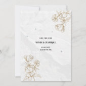 Hochzeitseinladungen Kunst Einladung (Rückseite)