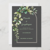 Hochzeitseinladungen Kunst Einladung (Vorderseite)