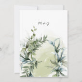 Hochzeitseinladungen Kunst Einladung (Rückseite)