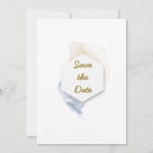 Hochzeitseinladungen Kunst Einladung (Rückseite)